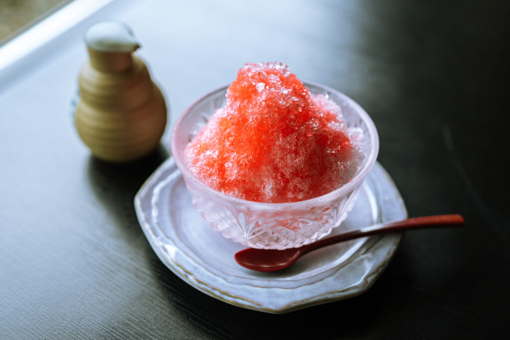 やまのべ名物「すだまり氷」