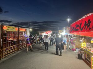 7月16日.17日「やまのべ駅前夜市」