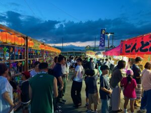 「やまのべ駅前夜市」開催！