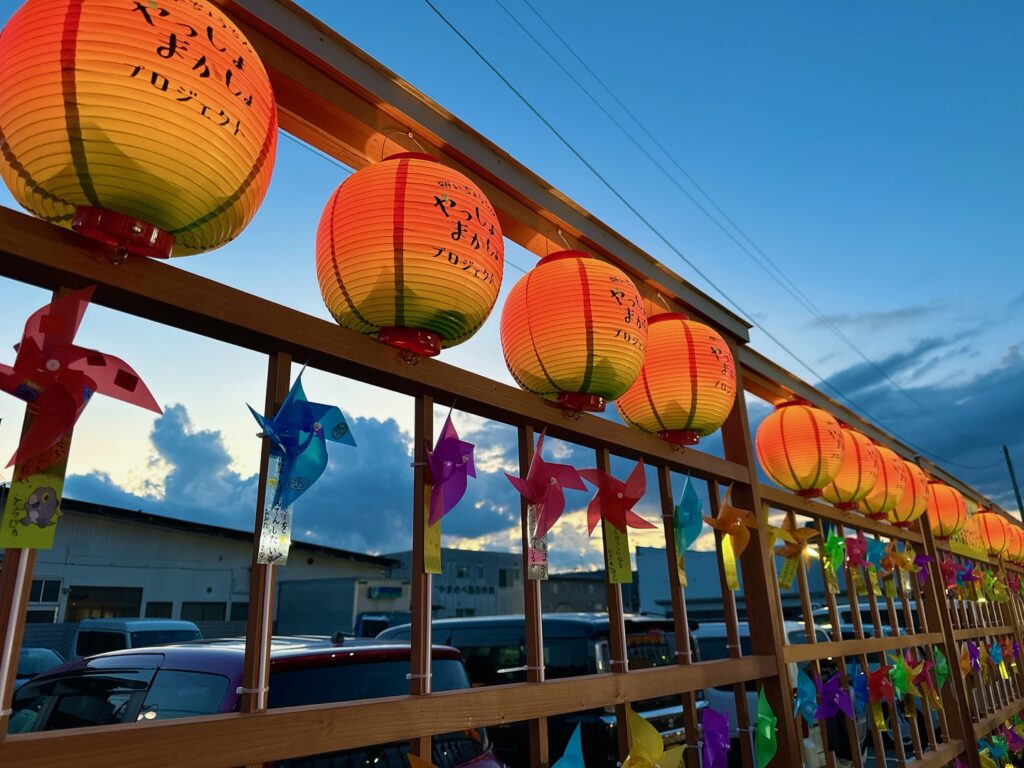 「やまのべ駅前夜市」開催！